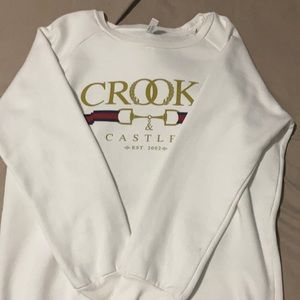White Crooks sweater